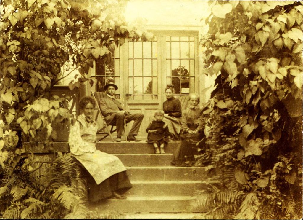 Manor Veranda with family